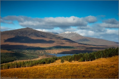 Stob a Choire Odhair and Loch Tulla